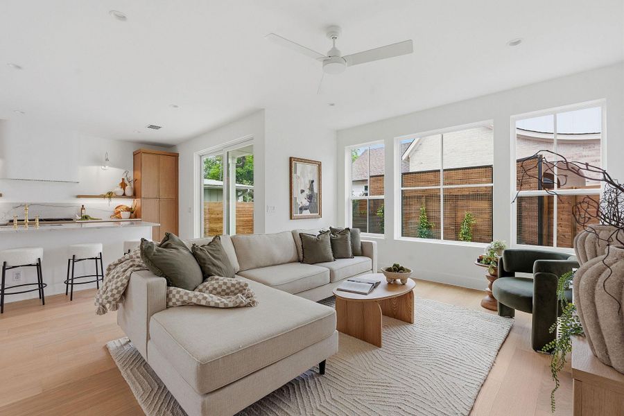 Furnished interior view inside a new home in , Austin (Image 9).