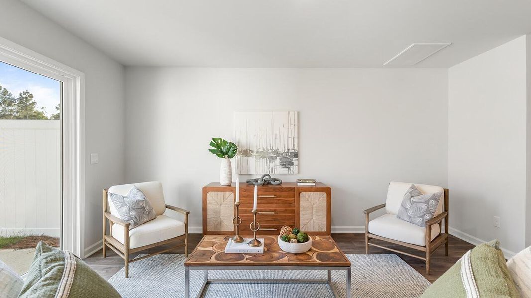 Furnished interior view inside a new home in Pine Hills Townhomes at Cane Bay, Summerville (Image 13).