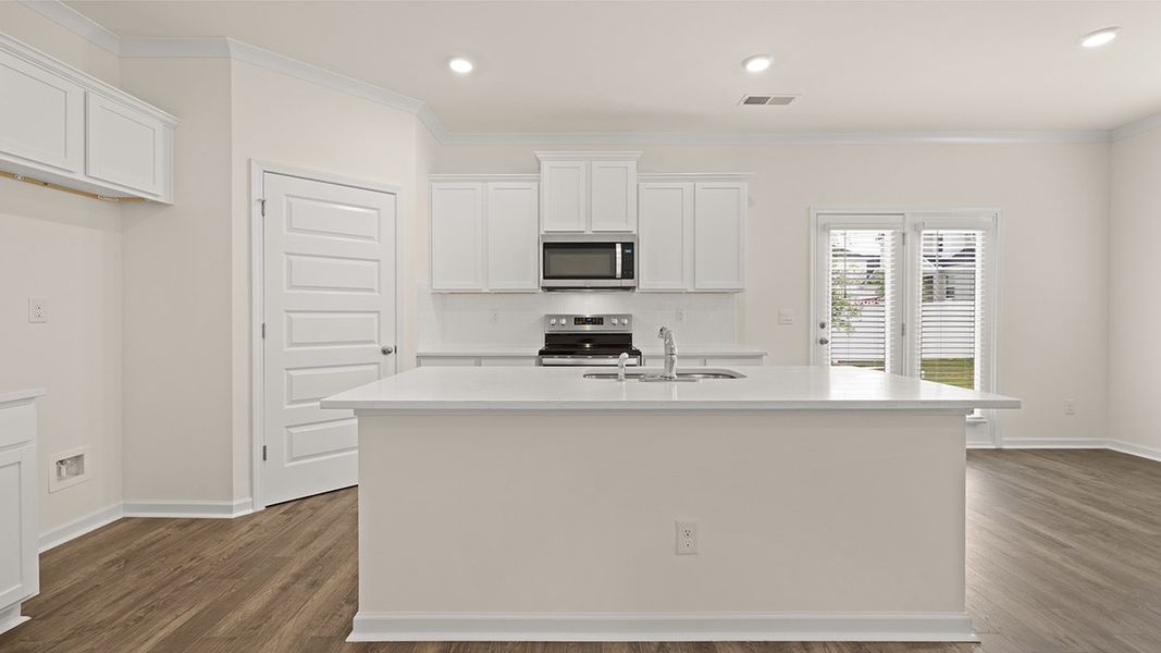 Furnished interior view inside a new home in Independence Villas and Townhomes, Loganville (Image 6).