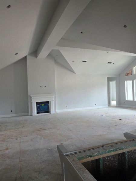 In-progress construction of a new home in Evergreen 70', Conroe, TX (Image 4).