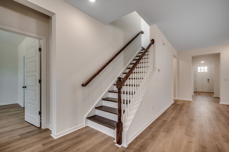Representative unfurnished interior of a home built from the Leyland by Beazer Homes in Northbrook, Murrells Inlet (Image 18). Representative unfurnished interior of a home built from the Leyland by Beazer Homes in Northbrook, Murrells Inlet (Image 18).