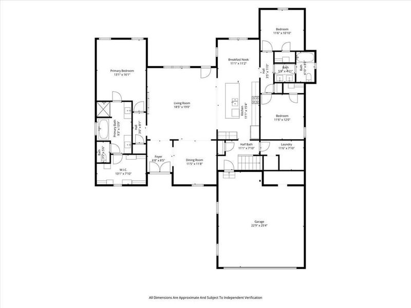 2D floor plan layout of this home in , Gainesville, GA (Image 7).