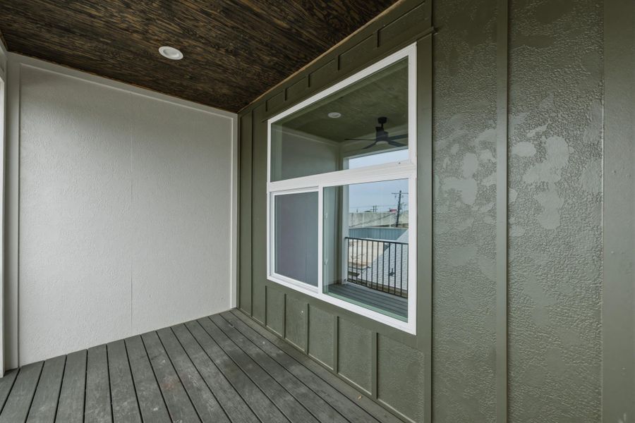 Exterior details and patio area of a home in , Austin (Image 23).