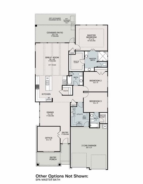 Roundstone Floor Plan Layout Nolte Farms, Seguin | Sitterle Homes