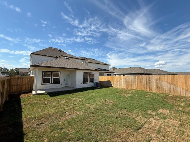 Exterior details and patio area of a home in Midtown Reserve, College Station (Image 2). Exterior details and patio area of a home in Midtown Reserve, College Station (Image 2).