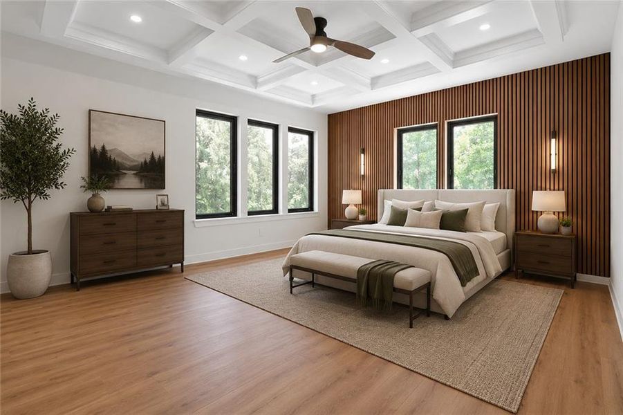 Furnished interior view inside a new home in , Atlanta (Image 8).
