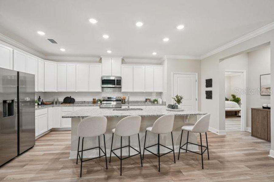 Furnished interior view inside a new home in Benton Hills, Brooksville (Image 12).