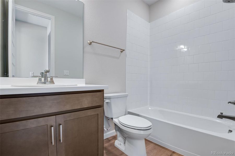 Furnished interior view inside a new home in Ensemble at The Aurora Highlands, Aurora (Image 12).