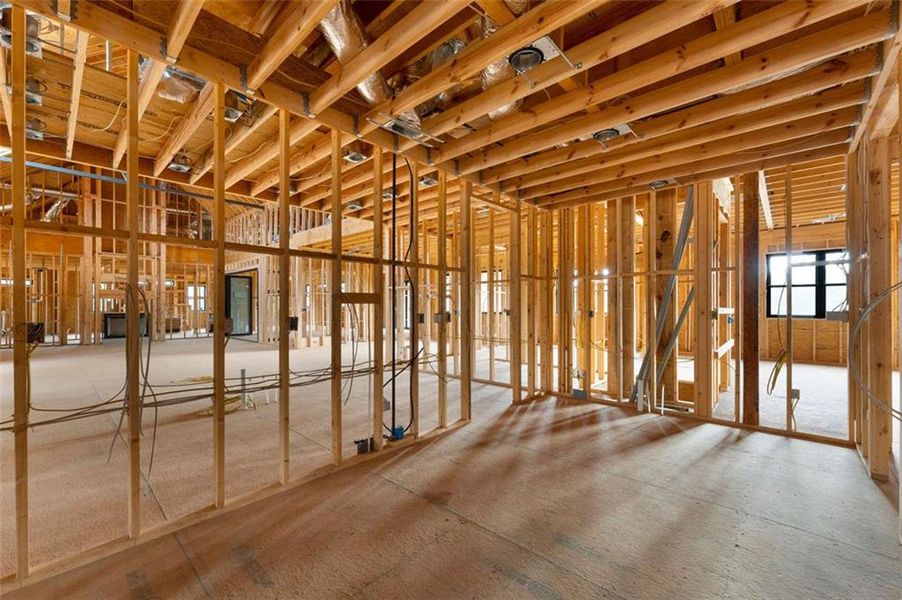 In-progress construction of a new home in , Kingston, GA (Image 39).