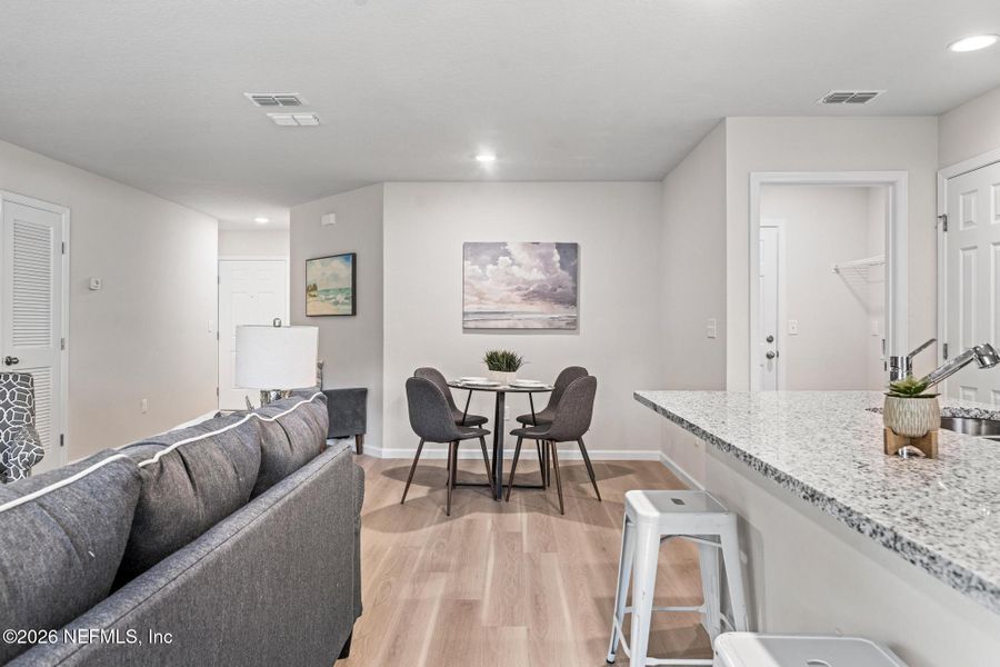 Furnished interior view inside a new home in , Jacksonville (Image 7).