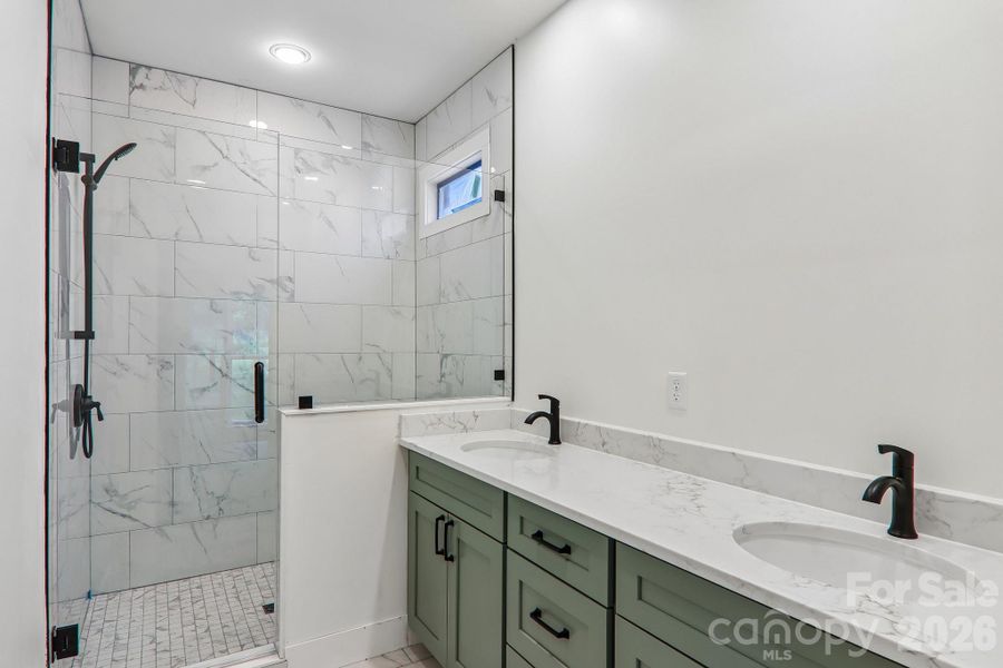 Furnished interior view inside a new home in , Hendersonville (Image 10).