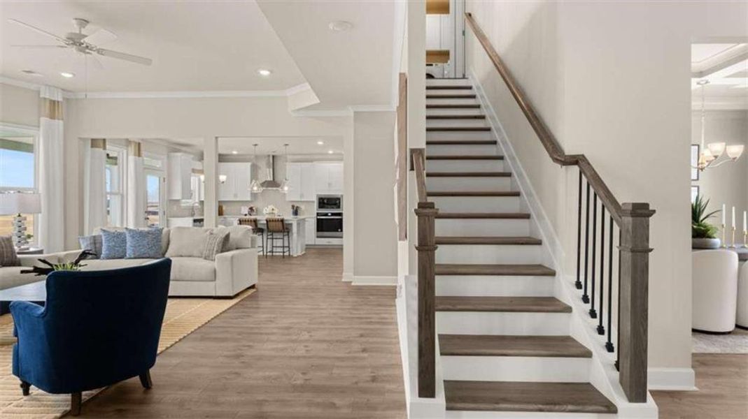 Furnished interior view inside a new home in Evergreen Crossing, Locust Grove (Image 24).