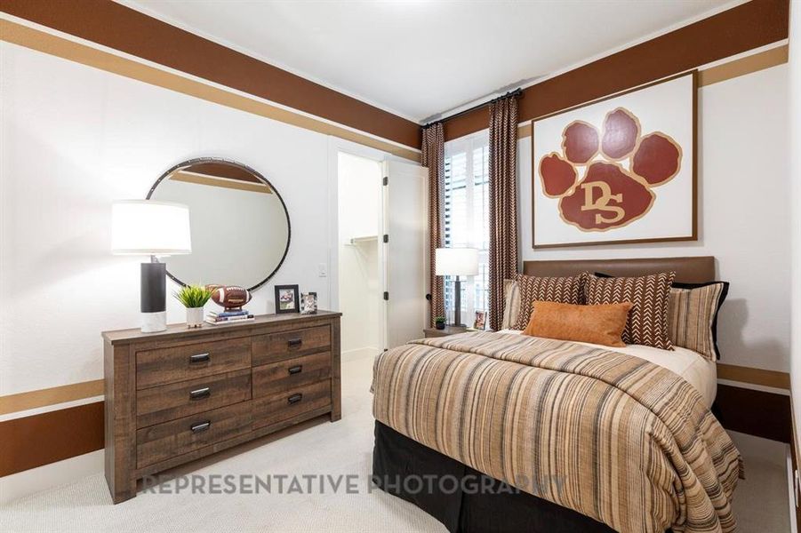 Furnished interior view inside a new home in Mustang Lakes: 60ft. lots, Celina (Image 28).