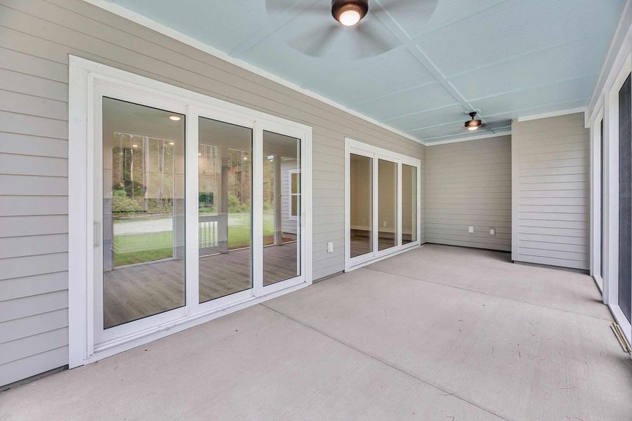 Representative exterior details of a home built from the The Honeysuckle by David Weekley Homes in Point Hope - Village Collection, Charleston (Image 2). Representative exterior details of a home built from the The Honeysuckle by David Weekley Homes in Point Hope - Village Collection, Charleston (Image 2).