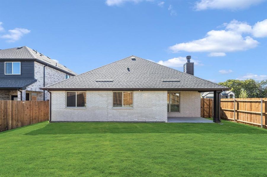 Exterior details and patio area of a home in Anderson Crossing, Trenton (Image 18). Exterior details and patio area of a home in Anderson Crossing, Trenton (Image 18).