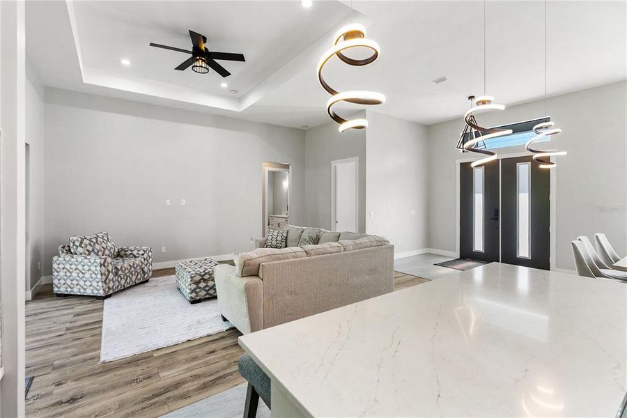 Furnished interior view inside a new home in , Port Charlotte (Image 5). Furnished interior view inside a new home in , Port Charlotte (Image 5).