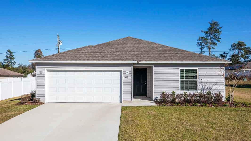 Representative exterior photo of a completed home built from the Violet by Maronda Homes in Marion Oaks, Ocala, FL (Image 29).