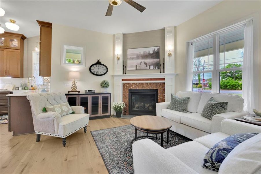 Furnished interior view inside a new home in , Austell (Image 34).