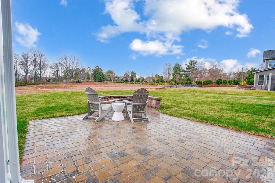 Paver Patio and Firepit