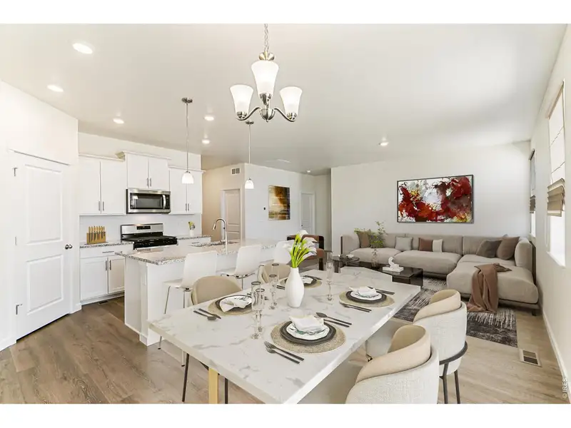 Furnished interior view inside a new home in Tailholt, Severance (Image 7).