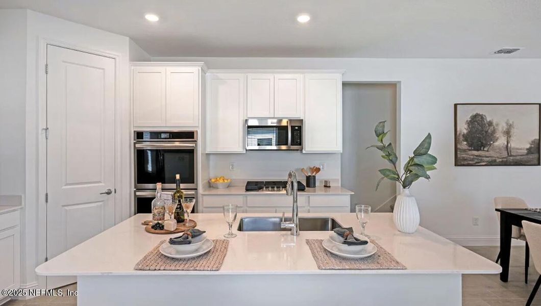 Furnished interior view inside a new home in Granary Park, Green Cove Springs (Image 14).