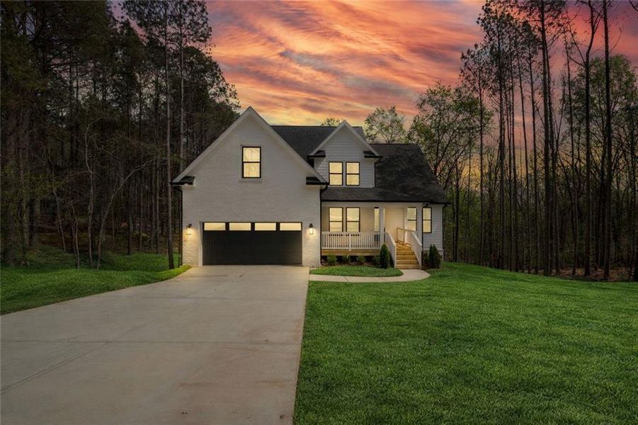 Front exterior of a new home in , Lula, GA, highlighting curb appeal (Image 20). Front exterior of a new home in , Lula, GA, highlighting curb appeal (Image 20).