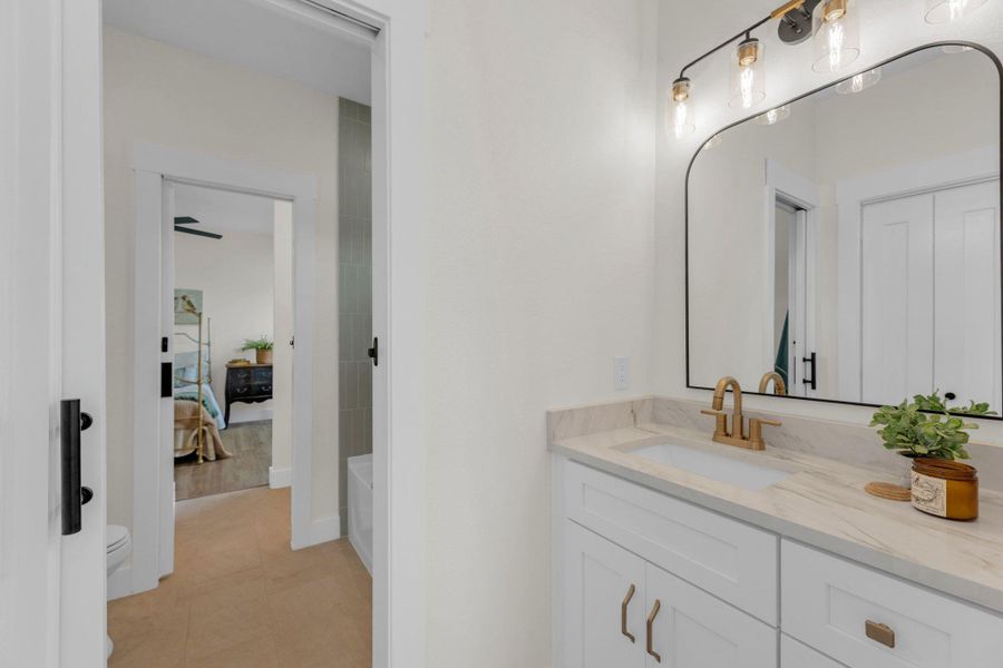 Jack and Jill bathroom