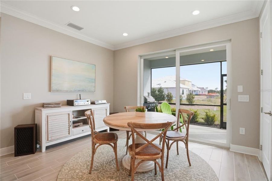 Furnished interior view inside a new home in , Sarasota (Image 28).
