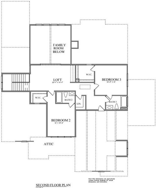 2D floor plan layout for the The Evans B by Bercher Homes in Malone's Pond, Ball Ground, GA (Image 4). 2D floor plan layout for the The Evans B by Bercher Homes in Malone's Pond, Ball Ground, GA (Image 4).