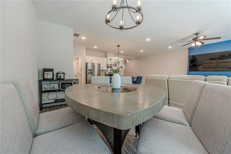 Furnished interior view inside a new home in , Atlanta (Image 32).