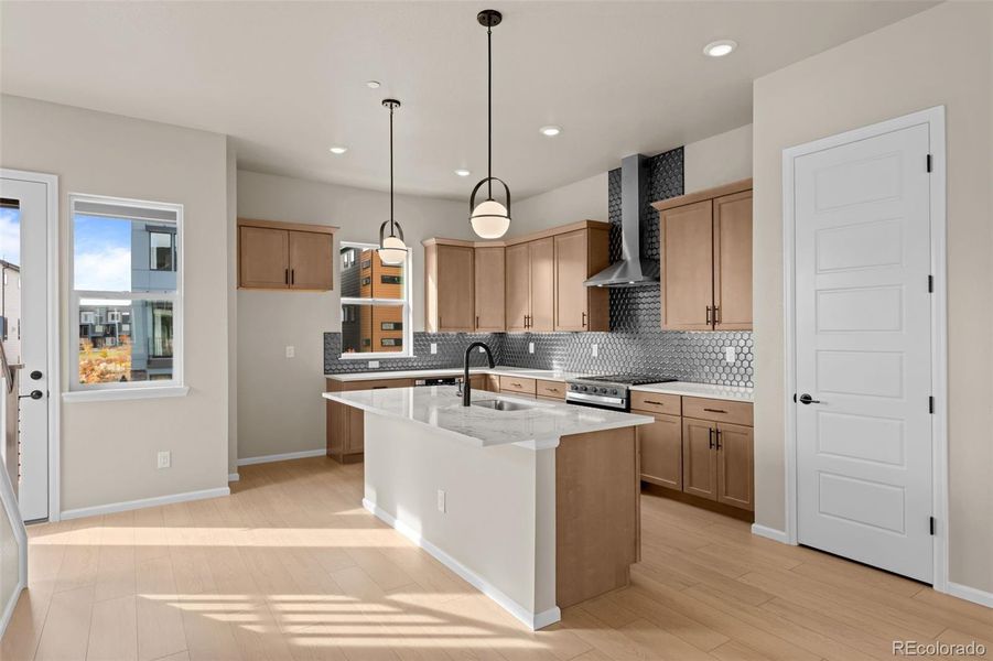 Furnished interior view inside a new home in Baseline, Broomfield (Image 7).
