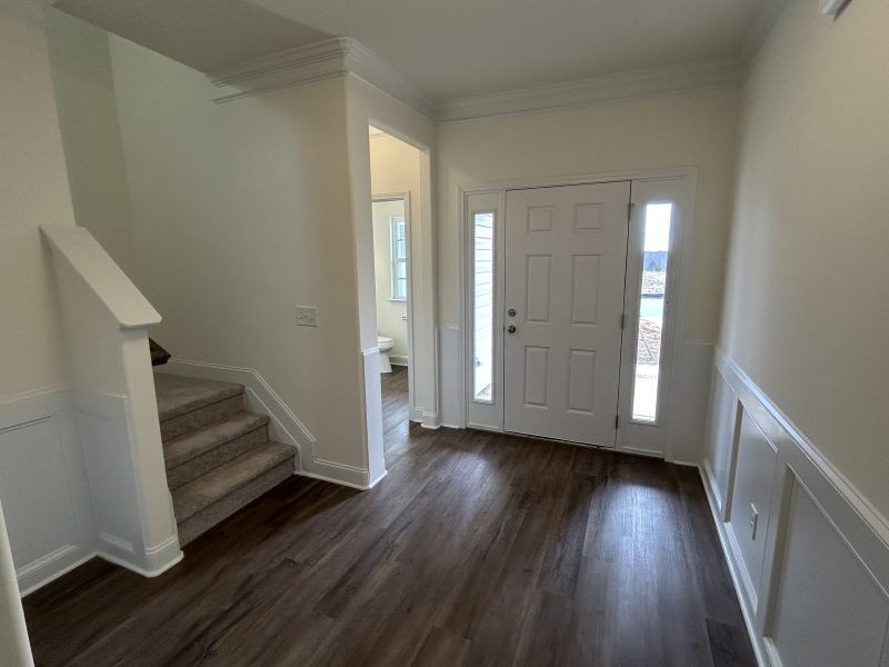 Spacious, unfurnished interior of a new home in Miller's Reserve, Winston-Salem (Image 25).