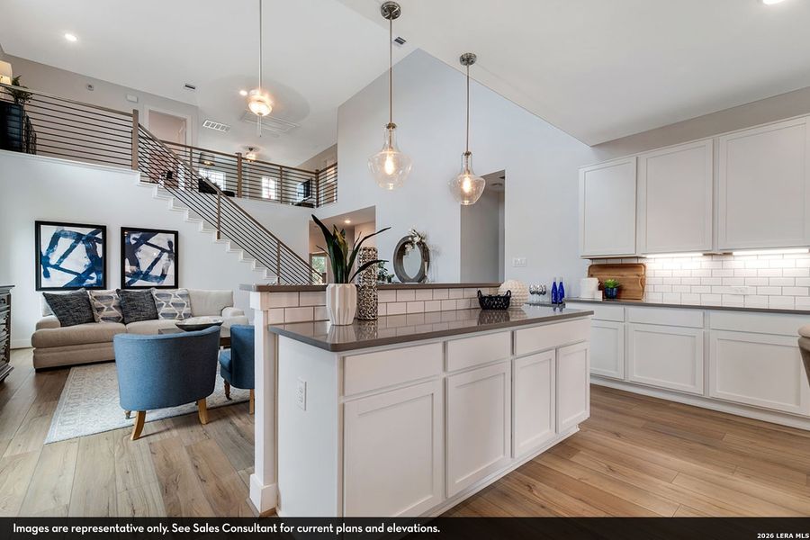 Furnished interior view inside a new home in Swenson Heights, Seguin (Image 4).