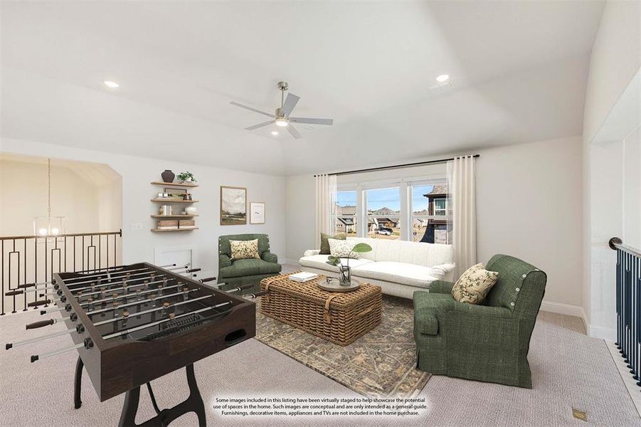 Furnished interior view inside a new home in Triple Diamond Ranch, Mansfield (Image 17).