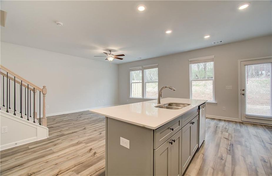 Furnished interior view inside a new home in Diamante, Stockbridge (Image 4).