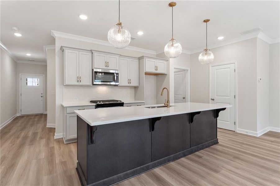 Furnished interior view inside a new home in Cherokee Township, Acworth (Image 7).
