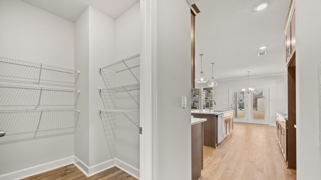 Furnished interior view inside a new home in Heritage Pointe, Senoia (Image 3).