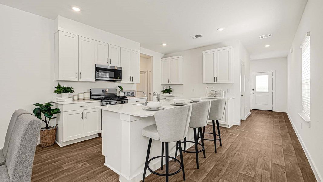 Furnished interior view inside a new home in Emberly, Beasley (Image 6).