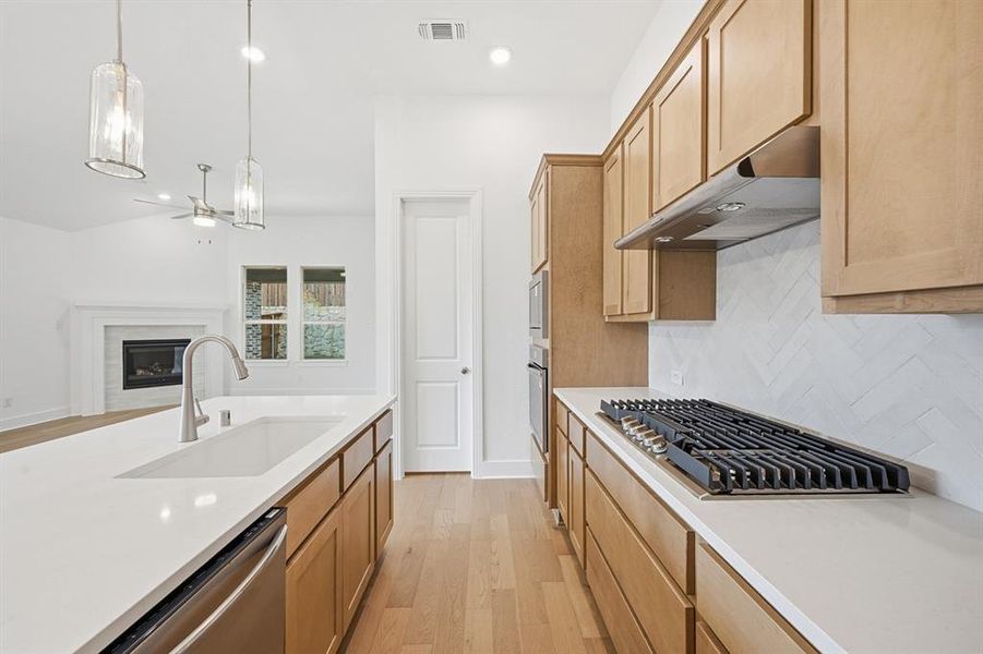 Furnished interior view inside a new home in Gateway Village - The Reserve: 50ft. lots, Denison (Image 10).