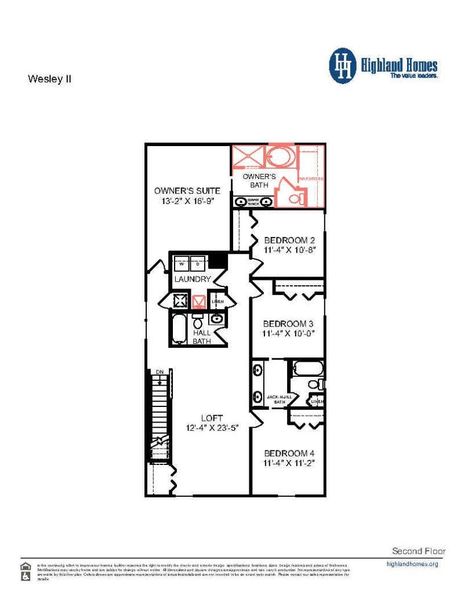 Wesley II - Second Floor