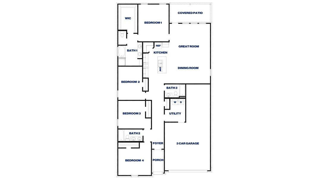 2D floor plan layout of this home in Silverthorne, Conroe, TX (Image 2). 2D floor plan layout of this home in Silverthorne, Conroe, TX (Image 2).