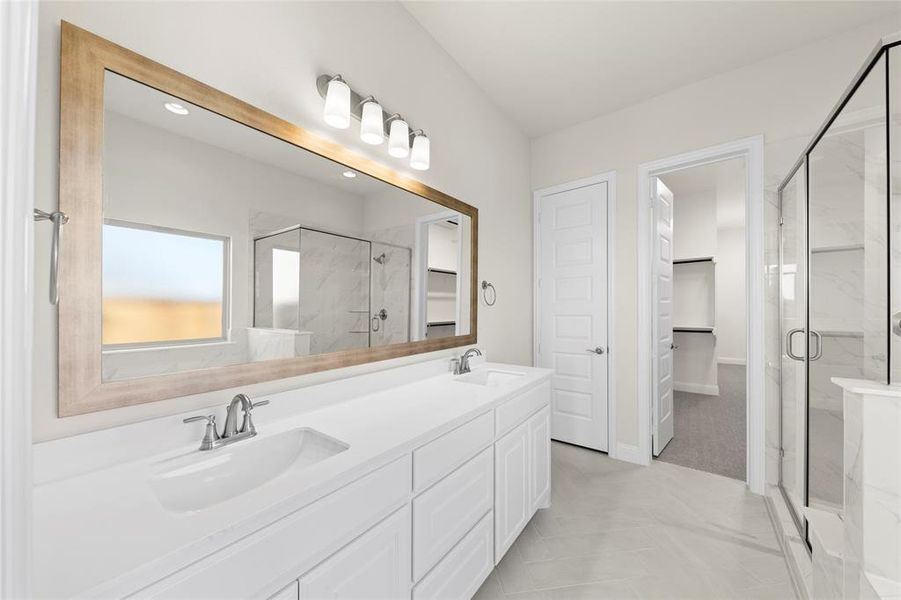 Furnished interior view inside a new home in Anna Town Square – Ph 8, Anna (Image 14).