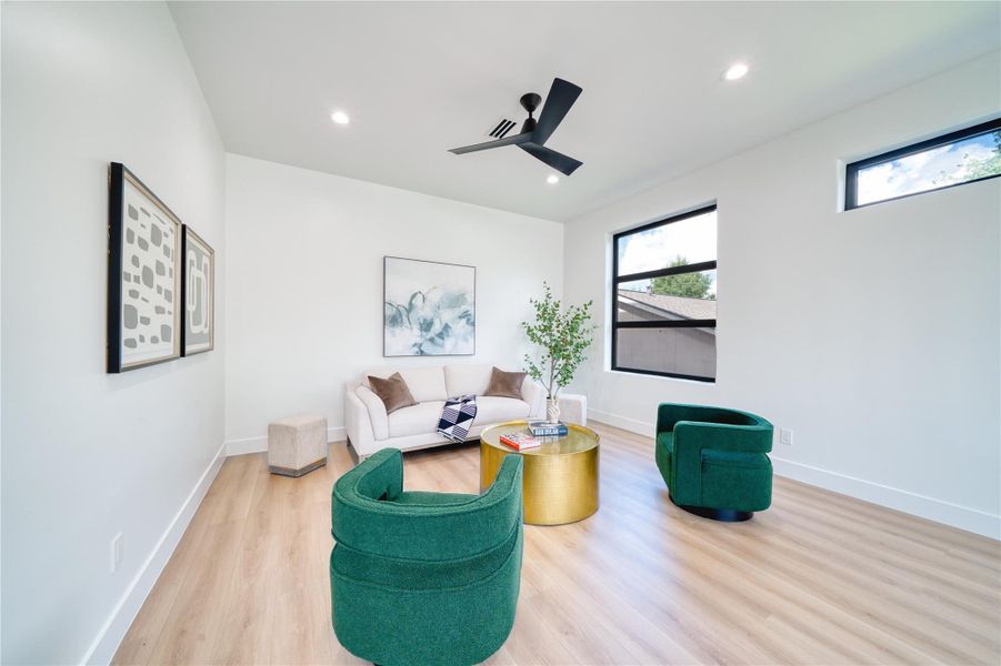 Furnished interior view inside a new home in , Houston (Image 37). Furnished interior view inside a new home in , Houston (Image 37).