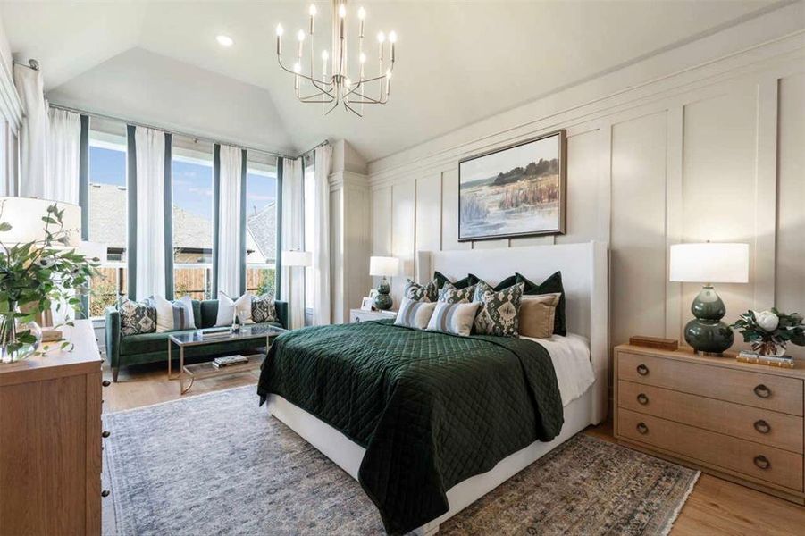 Furnished interior view inside a new home in Estates at Bristol Valley, Heath (Image 18).