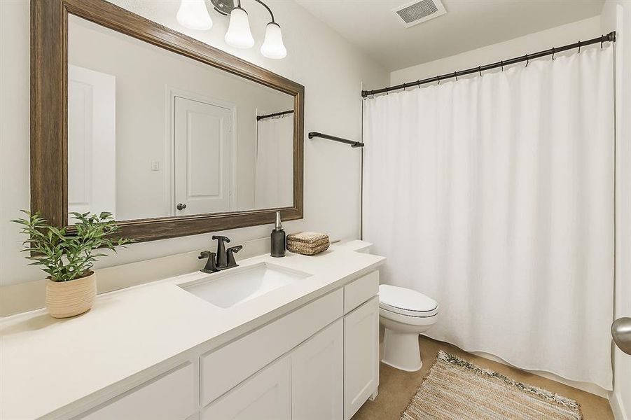 Virtually Staged Bath