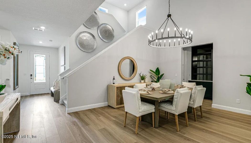 Furnished interior view inside a new home in Russell Retreat, Green Cove Springs (Image 11). Furnished interior view inside a new home in Russell Retreat, Green Cove Springs (Image 11).