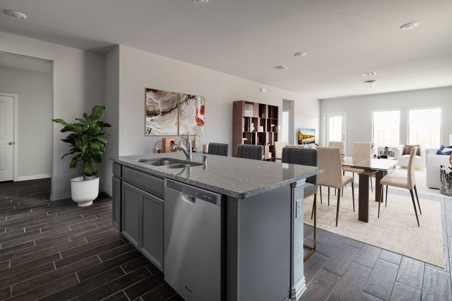 Furnished interior view inside a new home in Verandah, Royse City (Image 7).