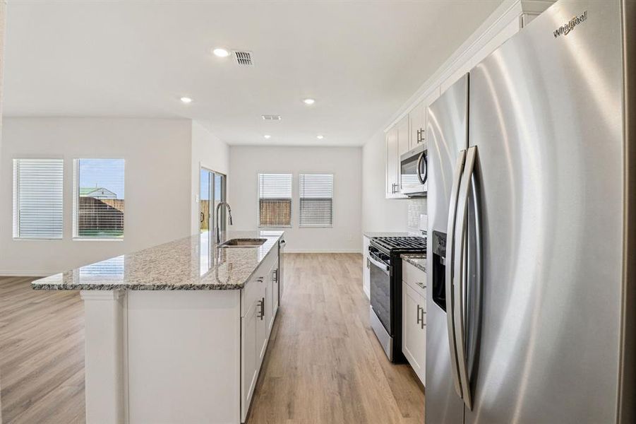 Furnished interior view inside a new home in River Ridge, Crandall (Image 11). Furnished interior view inside a new home in River Ridge, Crandall (Image 11).