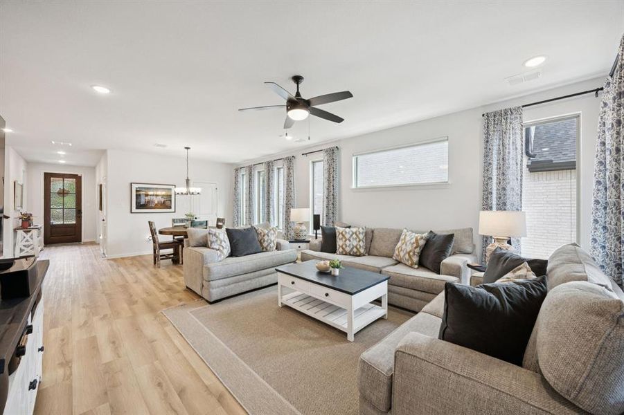 Furnished interior view inside a new home in Mantua Point, Van Alstyne (Image 12).