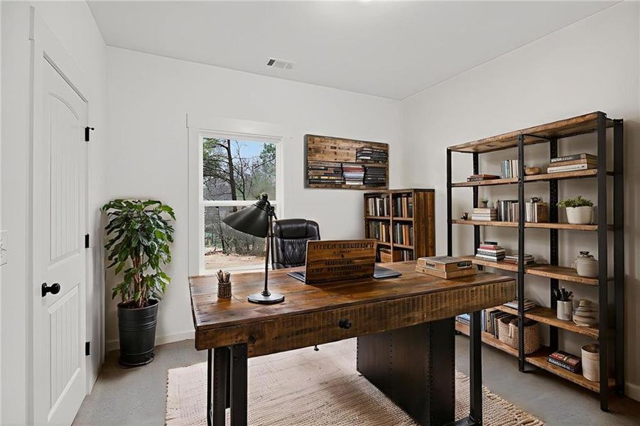 Furnished interior view inside a new home in , Cedartown (Image 8).